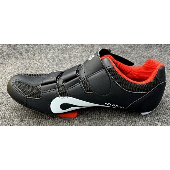 Peloton Indoor Spin Bike Cycling Shoes EU 40 With Red Look Delta Cleats J-21 main image 6